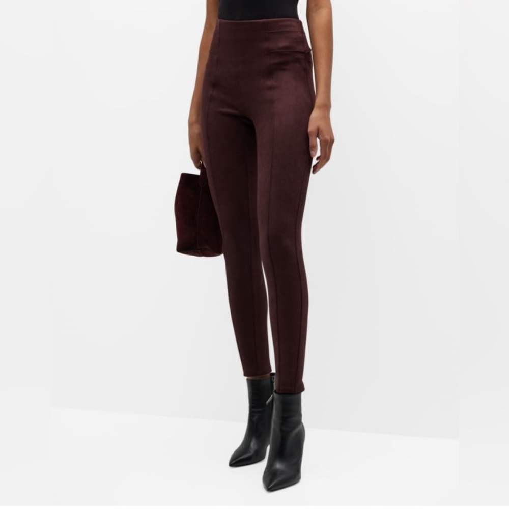 🛍️ SPANX Terracotta Faux Suede Leggings!! 🛍️
